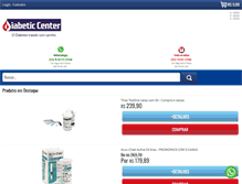 Tablet Screenshot of loja.diabetic-center.com.br